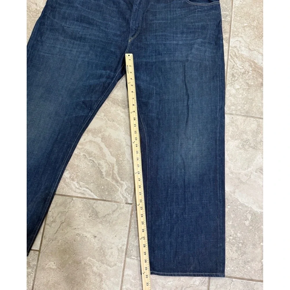 Polo Ralph Lauren Mens Big & Tall 50B x 32 Dark Wash Indigo Denim‎ Jeans